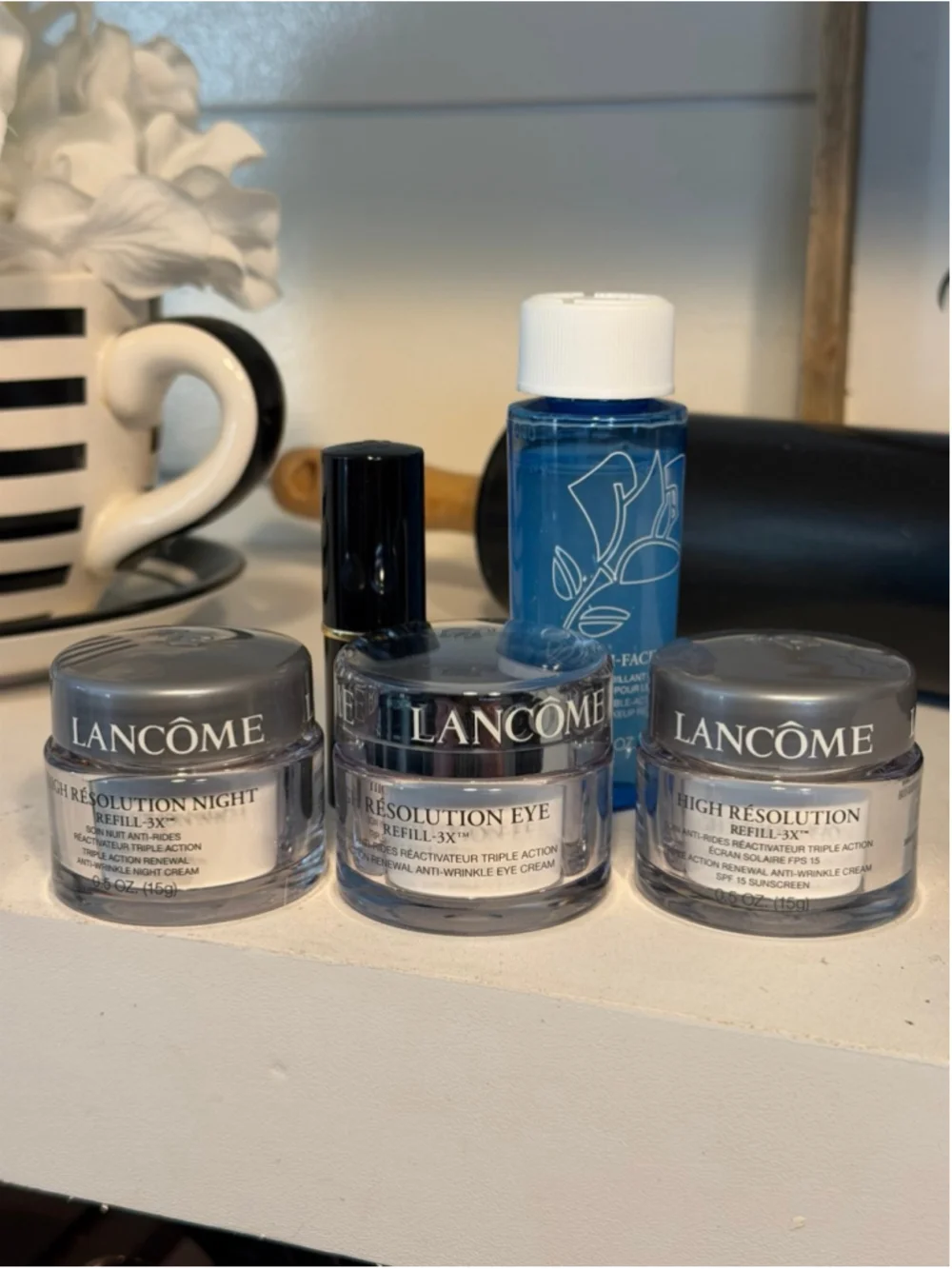 New Lancôme Beauty Luxe 7 Piece Set HIGH RÉSOLUTION REFILL-3XTM